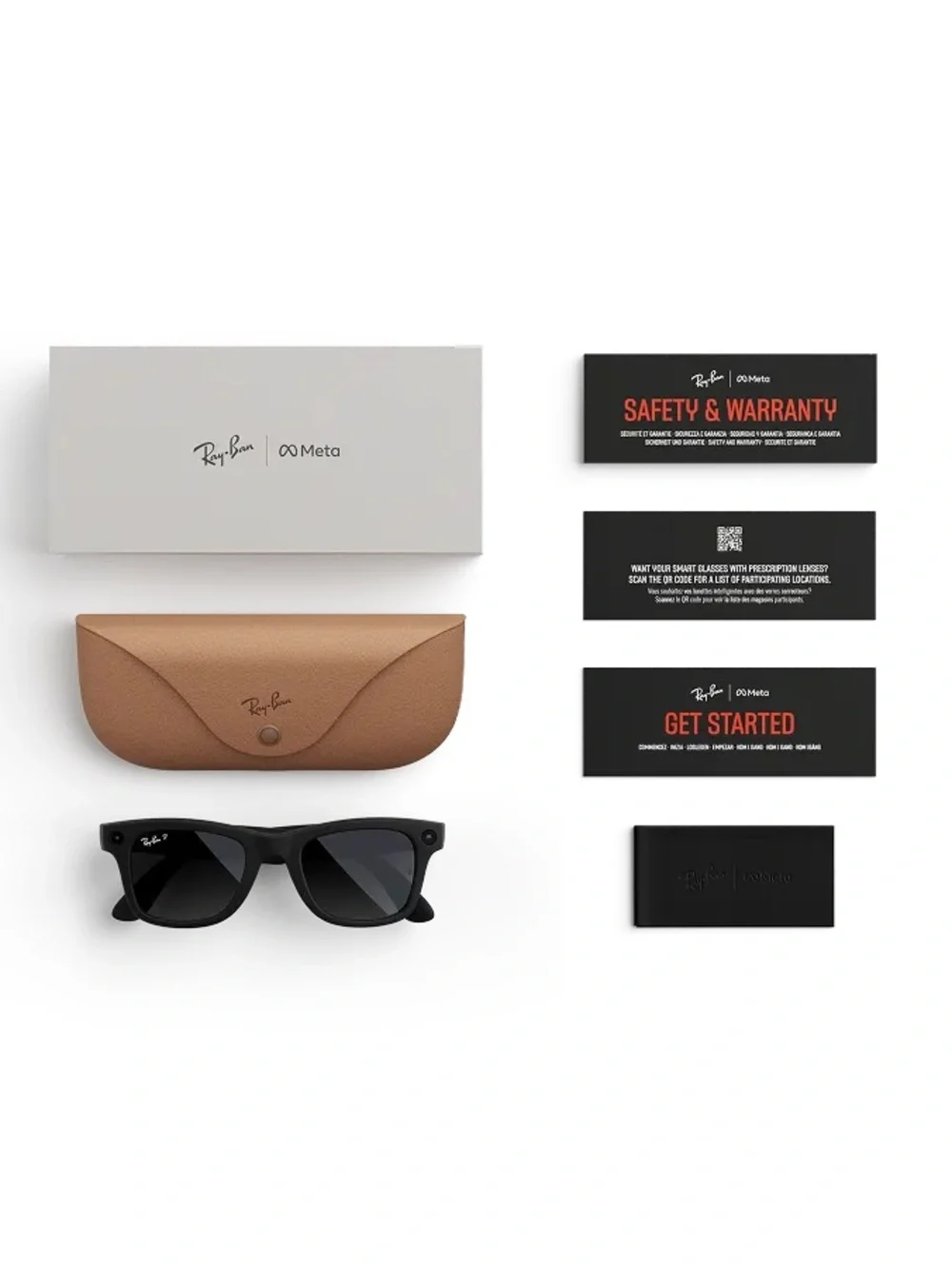 Ray-Ban Black Matte Smart Wayfarer Sunglasses